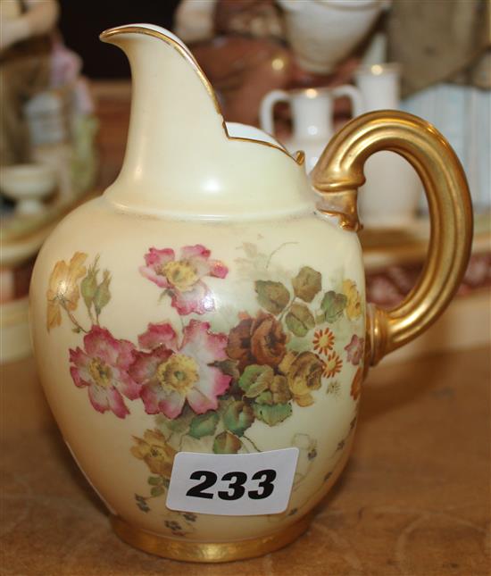Royal Worcester blush jug